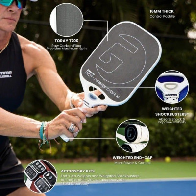 ￼VỢT PICKLEBALL GAMMA AIRBENDER 13 -(RAB1310)