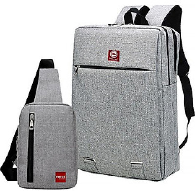 Bộ Balo Campus (33 x 43 cm) + Túi Messenger HARAS HR162HR147