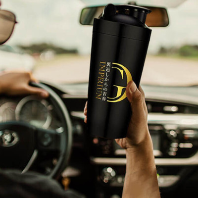 Bình Nước Lắc Imperium Với Chất Liệu Thép Không Gỉ, Giữ Nhiệt Tốt, Thích Hợp Cho Các Chuyến Đi Dã Ngoại Xa Hoặc Quà Tặng Cho Người Thân, Bạn Bè, Đồng Nghiệp