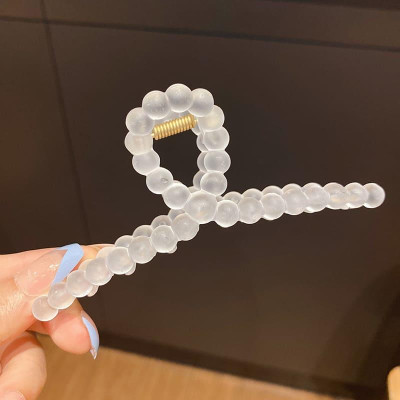 Kẹp Tóc Nữ Dạng Thạch Trong Suốt Nhiều Màu Phong Cách Hàn Quốc Thanh Lịch Thời Trang