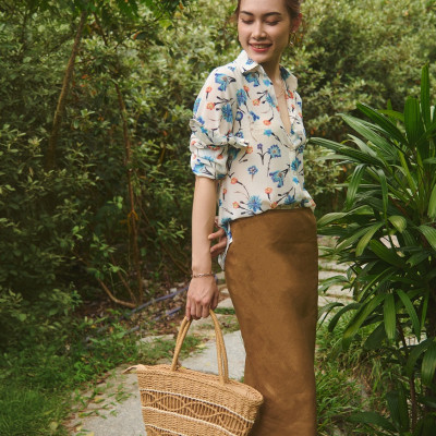 Áo Sơ Mi Hoa Thanh Điền TOP171 thời trang thiết kế Hity 