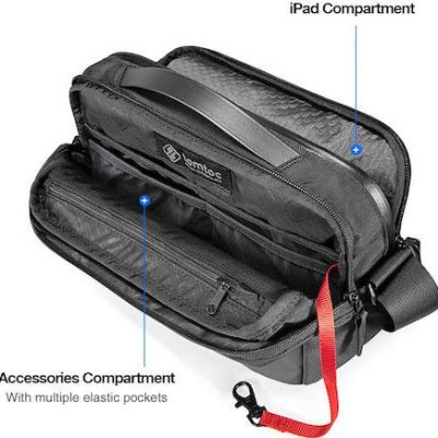 TÚI ĐEO CHÉO ĐA NĂNG TOMTOC (USA) CROSSBODY FOR TECH ACCESSORIES AND IPAD MINI 7.9INCH