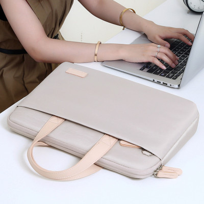 Túi xách chống sốc dành cho laptop macbook surface, túi công sở nam nữ đeo chéo cặp đựng laptop
