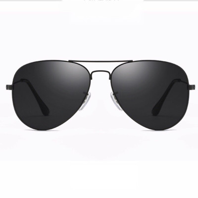 Kính xinh, Kính râm Mắt tròn Tròng đen thủy tinh dáng cổ điển cao cấp