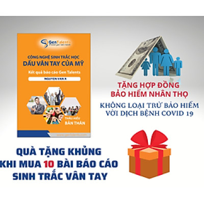 Sinh Trắc Vân Tay Gen Talents - Module Xu Hướng Năng Lực Bẩm Sinh