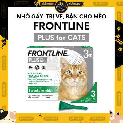 Nhỏ Ve Rận, Bọ Chét Frontline Plus Cho Mèo Trên 2 tháng