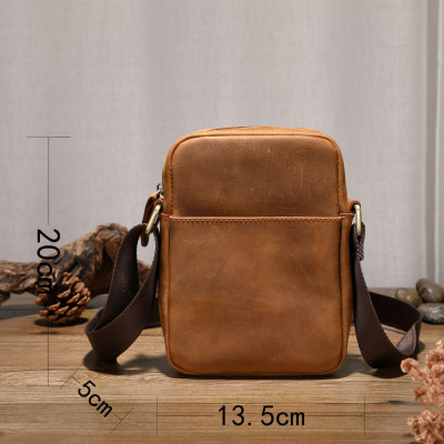 Túi đeo chéo nam DA BÒ THẬT – BEE GEE DCN9339