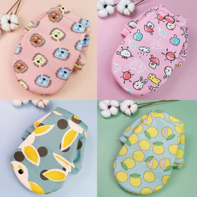 Xả hàng - Áo nỉ họa tiết đáng yêu dành cho chó mèo