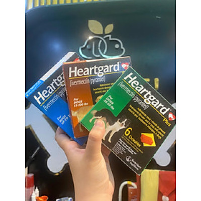 Viên Nhai Xổ Giun HEARTGARD - Phòng Giun Tim, Giun Đũa, Giun Móc Dành cho Chó