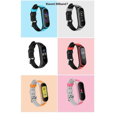Dây Silicon SIÊU MỀM nhiều màu sắc dành cho Xiaomi Miband 7