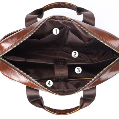 Túi xách nam công sở da bò thật cao cấp phong cách mới ( 15,6")