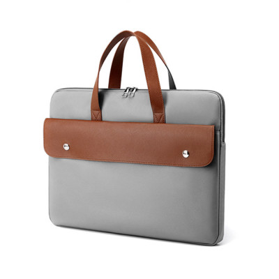 Túi xách da chống sốc laptop macbook surface, túi công sở nam nữ cặp đựng laptop