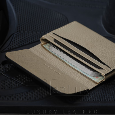 Ví Da Nam Nữ Đựng Giấy Tờ Cũ Handmade LEALUX Holder Handmade 2