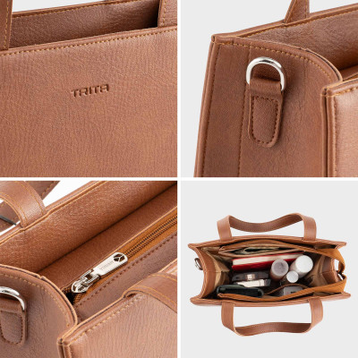 Túi Trita ( Thời trang nữ kiểu dáng đơn giản cỡ trung - Túi xách da RTX45 )