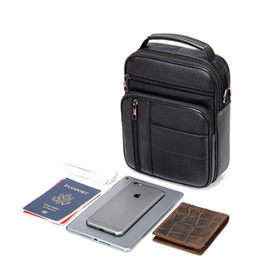 Túi đeo chéo nam DA BÒ THẬT phong cách mới  - BEE GEE DCN9217