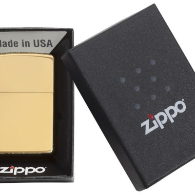 Bật Lửa Zippo High Polished Brass 254B