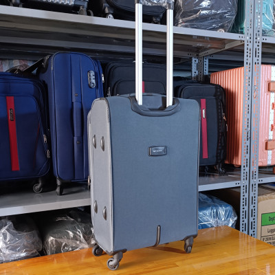 Vali vải 3 size 20 inch, 24 inch, 28 inch Với Khóa Kéo Mở Rộng 3cm Thẻ Tên Phía Sau