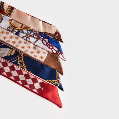 Khăn lụa Yuumy ( Thời trang nữ trang trí túi xách - Khăn vải YK1 )