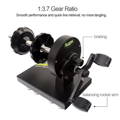 Máy cuộn dây câu cá di động, công suất mạnh mẽ, dễ dàng cố định trên bàn, kính, gạch và các bề mặt nhẵn khác