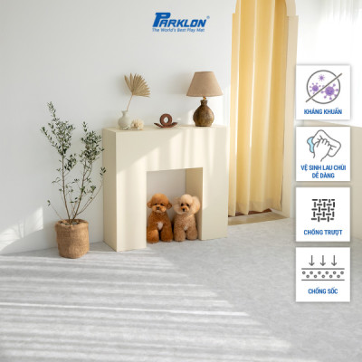 Thảm Thú Cưng Cao Cấp Parklon Hoa Văn Vân Đá Hoa Cương Vằn Chính Hãng Hàn Quốc (300x140x0.55)cm Chống Bụi Kháng Khuẩn Khử Mùi Chống Ồn Chống Trượt Chống Sốc (Pet Roll Mat-Crumble Marble)
