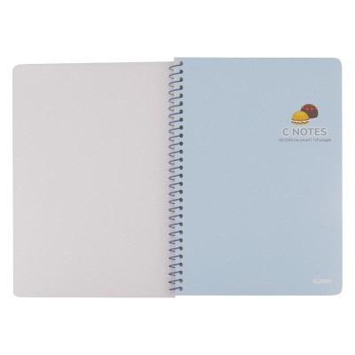 Vở C Notes (6x6)mm lò xo đơn bìa nhựa 2 mặt B5 120 trang 100/76; MS: 587