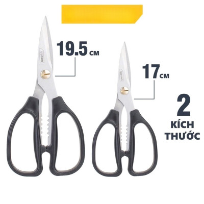 COMBO 2 Kéo Nhà Bếp Cắt Gà, Mổ Cá Đa Năng Thép Không Gỉ