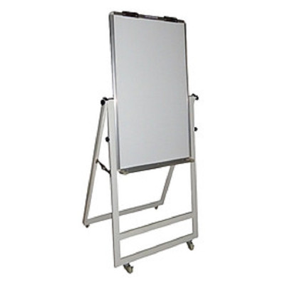 Bảng Flipchart chân gấp 60x100cm-Mặt bảng trắng không ô ly-bảng giá rẻ BAVICO