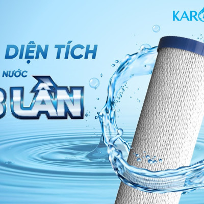 Combo 3 Lõi Lọc Thô KAROFI SMAX PRO 1,2,3 - Hàng Chính Hãng