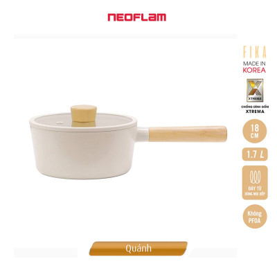 [Hàng chính hãng] Bộ 3 nồi cao cấp chống dính bếp từ Neoflam Fika Hàn Quốc. Made in Korea. Hàng có sẵn, giao ngay