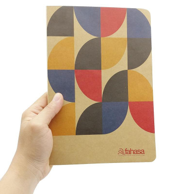 Tập Sinh Viên Họa Tiết Lập Thể Kẻ Ngang Có Chấm 300 Trang 60gsm - Fahasa 03 - Mẫu 2