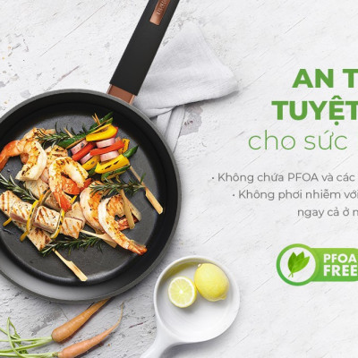 Chảo Chống Dính Ultra Titalium Đáy Từ Sunhouse ST28B - Hàng Chính Hãng