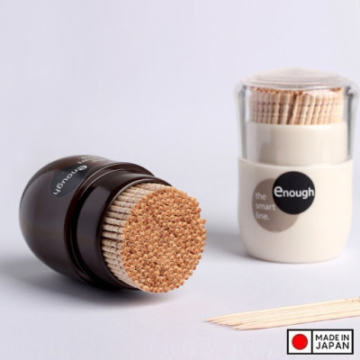 Hộp đựng tăm 80ml kiểu dáng nhỏ gọn tiện lợi khi sử dụng trong nhà bếp - nội địa Nhật Bản 