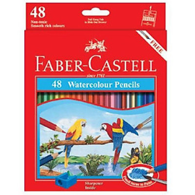 Chì Màu Nước Parrot - 48 Màu Dài Faber-Castell-114468