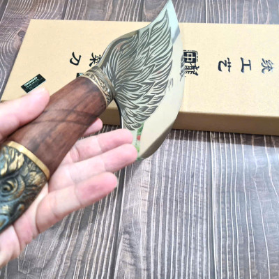 DAO BẾP - DAO THÁI CẮT HOA VĂN KHÂU ĐỒNG MÃ  A4 DT159 NT topcomshop vn