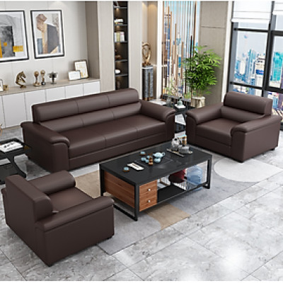 Bộ sofa văn phòng cao cấp Tundo kèm ghế đơn HVPCT-03