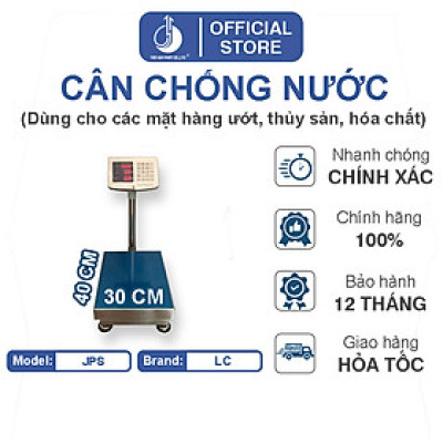 Cân Tính Tiền Chống Nước JPS - Mặt Bàn Cân 300x400MM