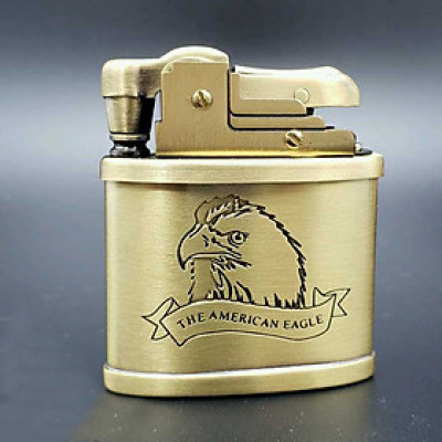 Vỏ Hột Quẹt Bật Lửa Xăng Đá G.Horse Họa Tiết Hình Đại Bàng Đẹp Độc Lạ - Dùng Xăng Bấc Đá Cao Cấp