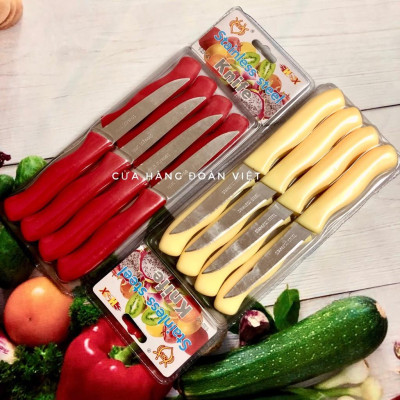 [MỚI] Dao Gọt Hoa Quả - Vĩ 12 Cây. Chuyên phục vụ Sp Gia dụng, Khuôn làm bánh, Dụng cụ học Sinh, Nhà hàng, Quán ăn, Gia