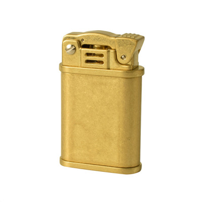 Vỏ Hột Quẹt Bật Lửa Xăng Chief CF211 Làm Bằng Đồng Nguyên Khối Nhiều Màu - Dùng Xăng Bấc Đá Cao Cấp