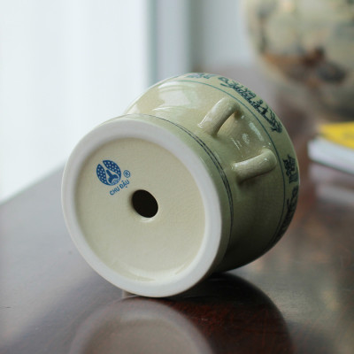 Trống Đồng gốm Chu Đậu (S2) - Kích thước F14 x H11