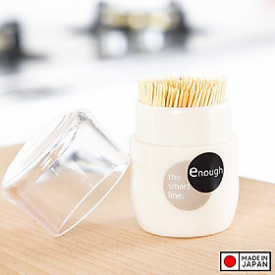 Hộp đựng tăm 80ml kiểu dáng nhỏ gọn tiện lợi khi sử dụng trong nhà bếp - nội địa Nhật Bản 