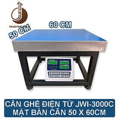 Cân Đếm Số Lượng JWI-3000C - Mặt Bàn Cân 500x600MM