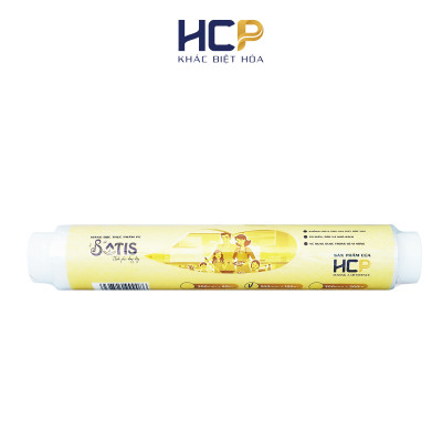 Combo 2 Lõi Màng Bọc Thực Phẩm PE SATIS 30cm x 100m Không Chứa Chất Phụ Gia Gây Hại Sức Khỏe Dùng Được Cho Lò Vi Sóng