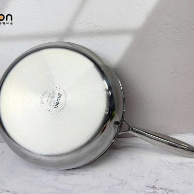 Chảo inox cao cấp Jiwon JW-IN316 size 22/24/26cm Nano Cool không cần tôi chảo chống dính vượt trội.