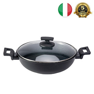 Chảo phủ kim cương DIAMANTE sâu lòng 28cm KUCHEN - Hàng Chính Hãng