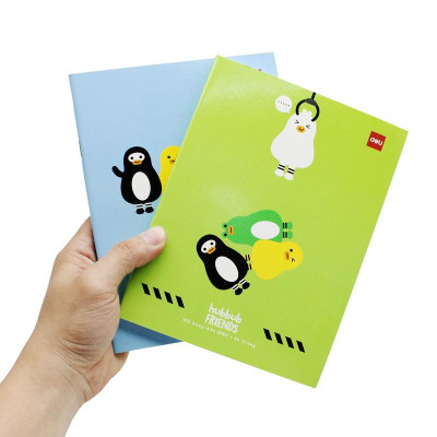 Tập Học Sinh - 5 Ô Ly Vuông - 96 Trang 120gsm - Deli CNA96-HBF (Mẫu Bìa Giao Ngẫu Nhiên)