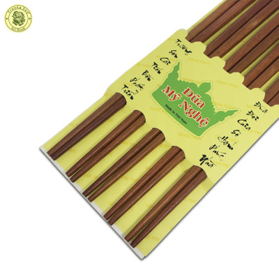 Dụng Cụ Nhà Bếp - Đũa Gỗ Cẩm Hồng - Đồ Dùng Gia Dụng Nhà Bếp Bằng Gỗ (05 Đôi / Vỉ)