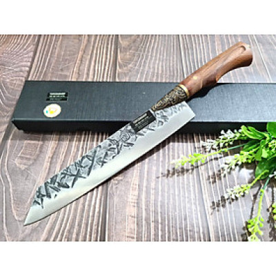 DAO BẾP - DAO THÁI HOA VĂN KHÂU ĐỒNG MÃ A4 DT157 NT topcomshop vn