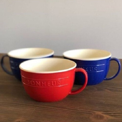 Bộ 2 cốc nhựa giả sứ YAMADA 400ml & 300ml - nội địa Nhật Bản