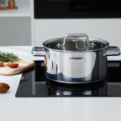 Bộ Nồi INOX 3 Lớp Liền Khối Elmich Trimax ECO EL-8005 (Bộ 3 Nồi Size 18, 20, 26cm & Quánh Size 16cm) - HÀNG CHÍNH HÃNG